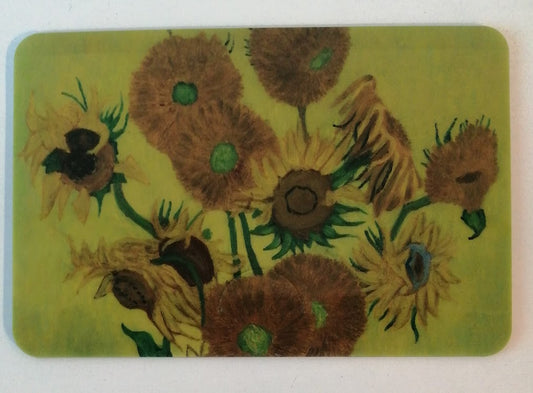 名画 マスクケース ゴッホ ひまわり