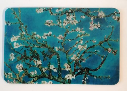 名画 マスクケース ゴッホ 花咲くアーモンドの枝