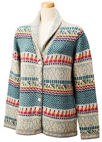 アルパカ カーディガン 100% ヘチマ襟 OBCA-ATC アルパカハウス