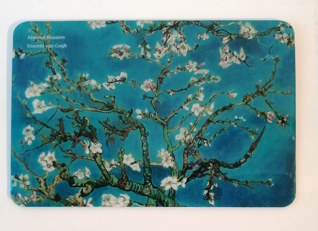名画 マスクケース ゴッホ 花咲くアーモンドの枝