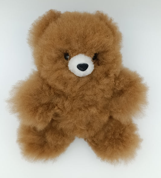 テディベア ぬいぐるみ 人形28cm ベビーアルパカ純毛製 apteddl3026008br