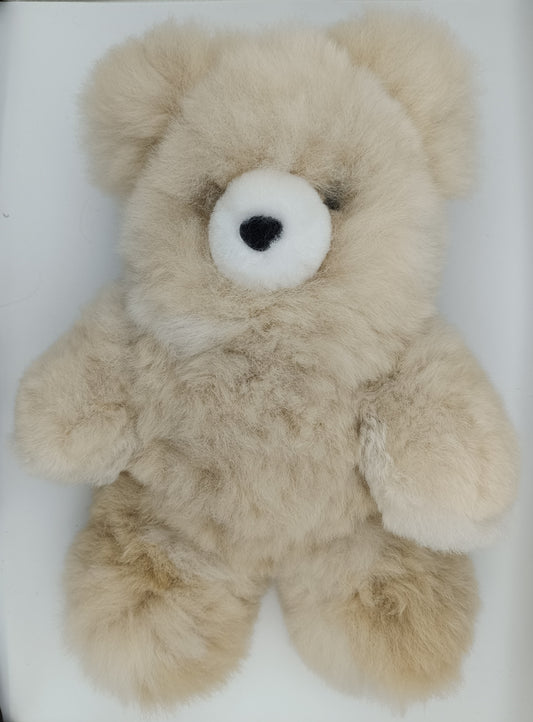 テディベア ぬいぐるみ 人形46cm ベビーアルパカ純毛製 apteddl4526001be