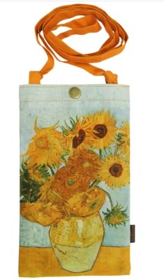 名画 スマホショルダー ゴッホ ひまわり