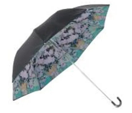 名画 晴雨兼用 折りたたみ傘 ゴッホ ホワイトローズ