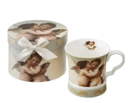 名画 マグカップ ブグロー ファーストキス 天使 エンジェル