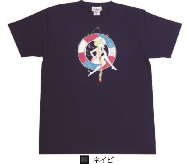 水森亜土 Tシャツ うきわ NV AD-8081