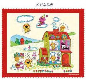 水森亜土 メガネケース ジテンシャ 赤 RD AD-9106 レトロシリーズ