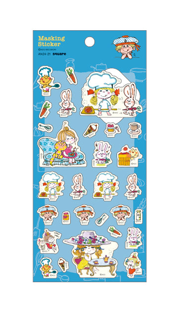 水森亜土 マスキングシール AN24-21 *11月発売予定 予約キャンペーン開催中!