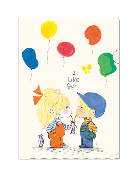 水森亜土 クリアファイル A4 AN24-27