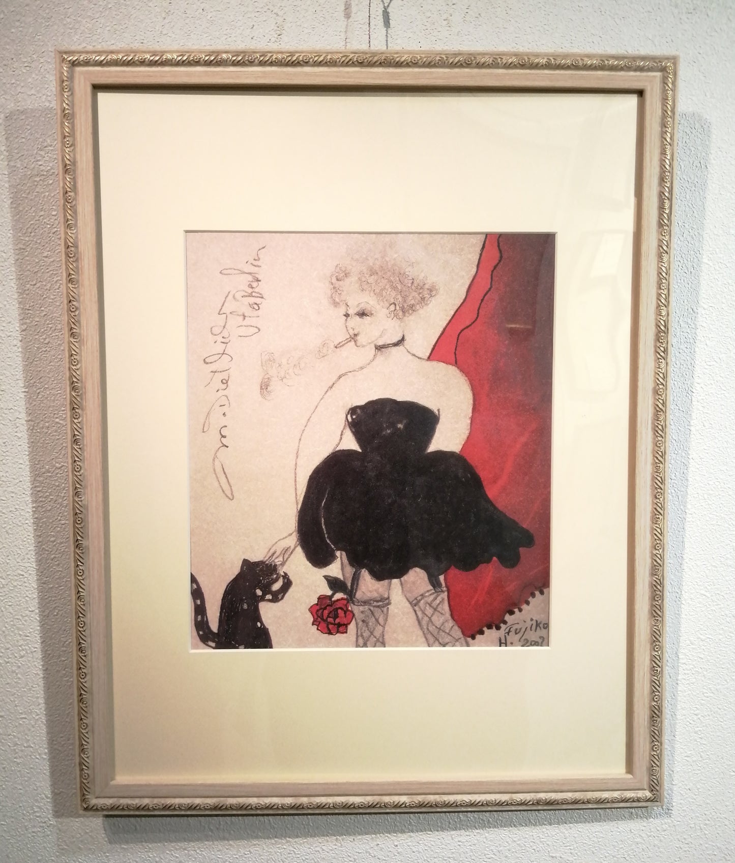 名画 ポスター額 フジコ・ヘミング マレーネ・デートリッヒ