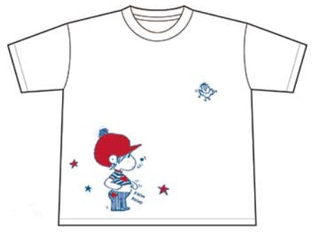 水森亜土 ビッグ BIG Tシャツ オヘソ ホワイト WH AD-8747