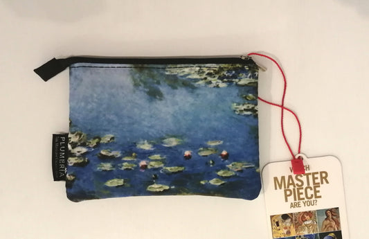 名画 財布 小銭入れ モネ 睡蓮 Waterlilies