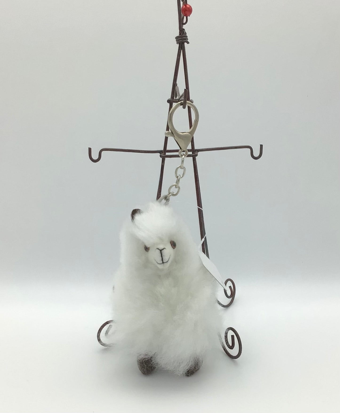 アルパカ キーホルダー チャーム ストラップ ぬいぐるみ 人形10cm apdky10001