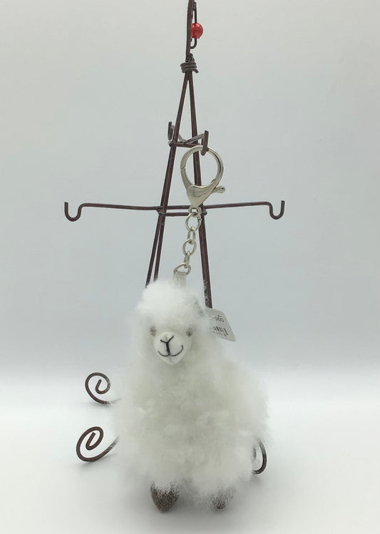 アルパカ キーホルダー チャーム ストラップ ぬいぐるみ 人形10cm apdky10002