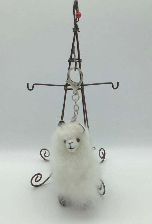 アルパカ キーホルダー チャーム ストラップ ぬいぐるみ 人形10cm apdky10004