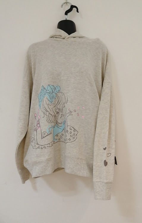 水森亜土 リラックスパーカー リボン OM