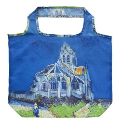 名画 エコバッグ L ゴッホ オーヴェルの教会