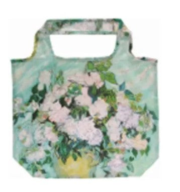 名画 エコバッグ L ゴッホ ホワイトローズ