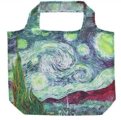 名画 エコバッグ L ゴッホ 星月夜