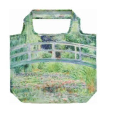 名画 エコバッグ S モネ 睡蓮の池と日本の橋