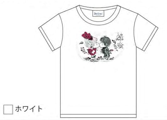 水森亜土 Tシャツ キスリボン ホワイト WH AD-9354