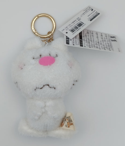 水森亜土 人形 マスコット キーホルダー みーたん WH