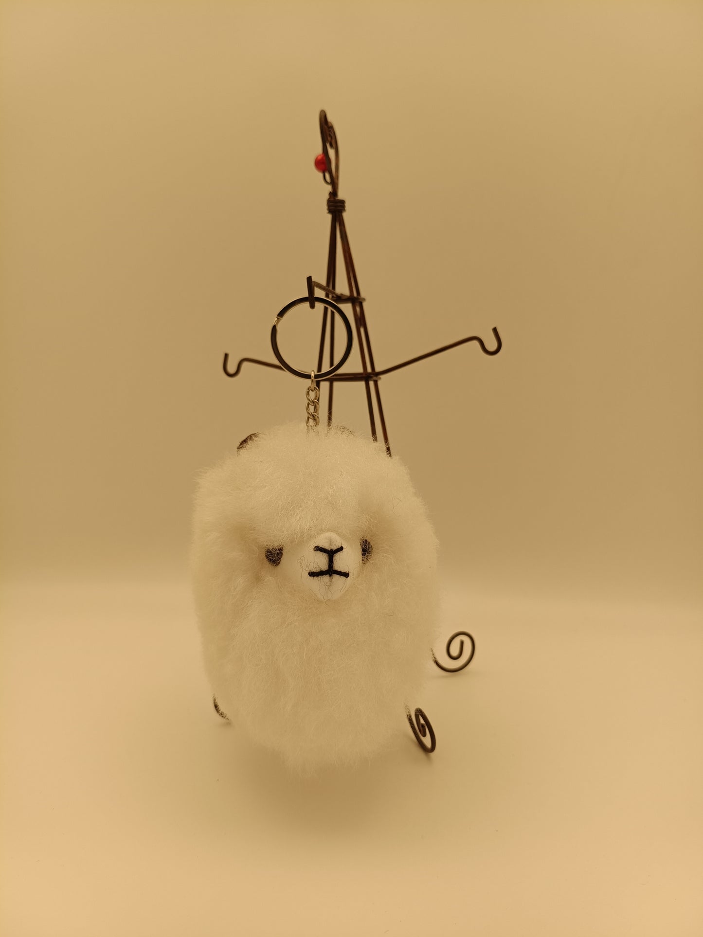 アルパカ フェイス ヘッド キーホルダー チャーム ストラップ ぬいぐるみ 人形 apkyfa26008why