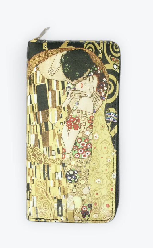 名画 長財布 クリムト キス