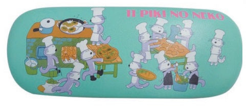 11ぴきのねこ メガネケース コロッケ GN *メガネ拭き付き