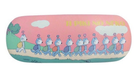 11ぴきのねこ メガネケース おはな PK *メガネ拭き付き