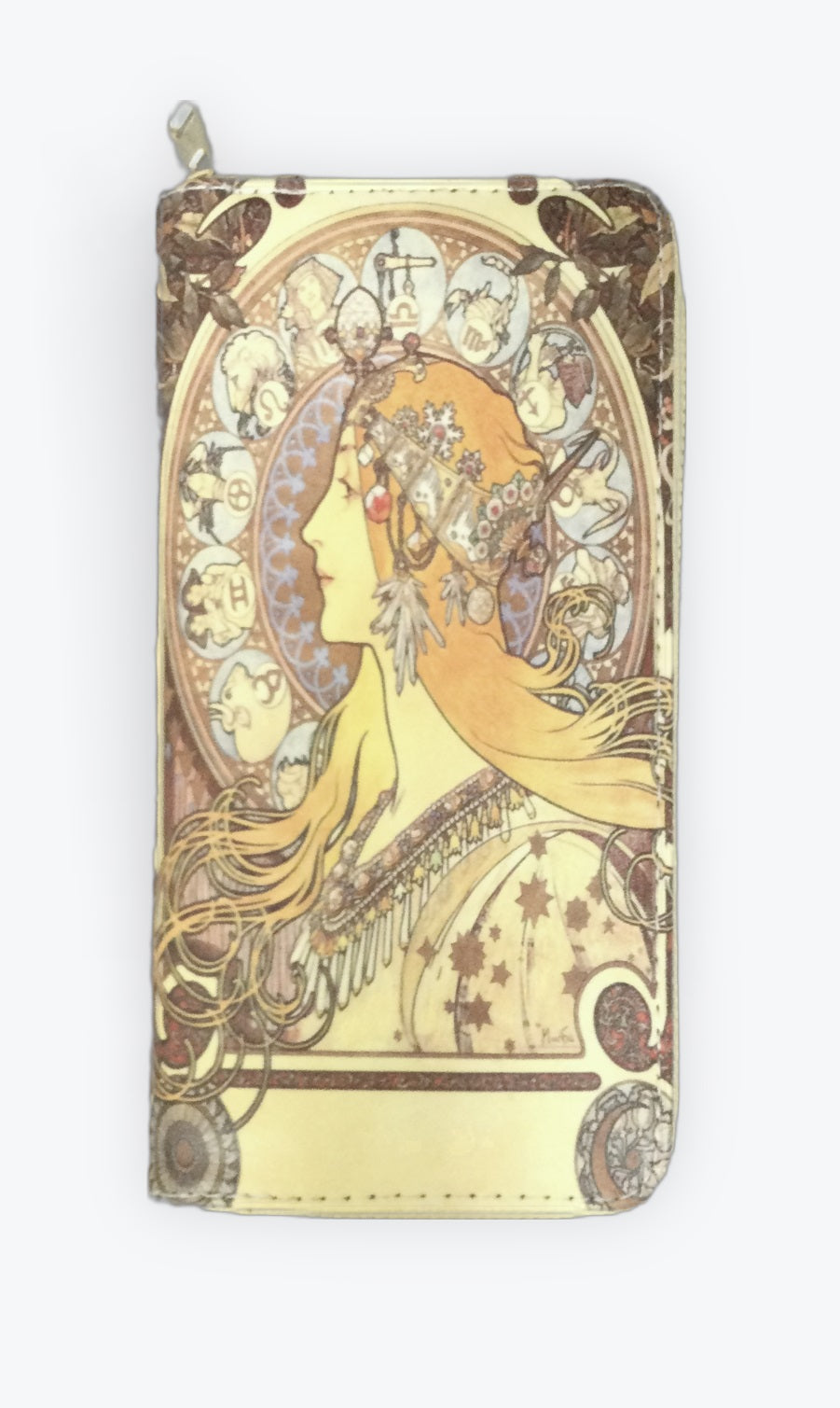 名画 長財布 ミュシャ