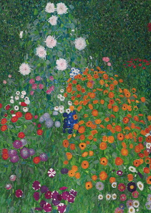 名画 ポストカード クリムト フラワーガーデン