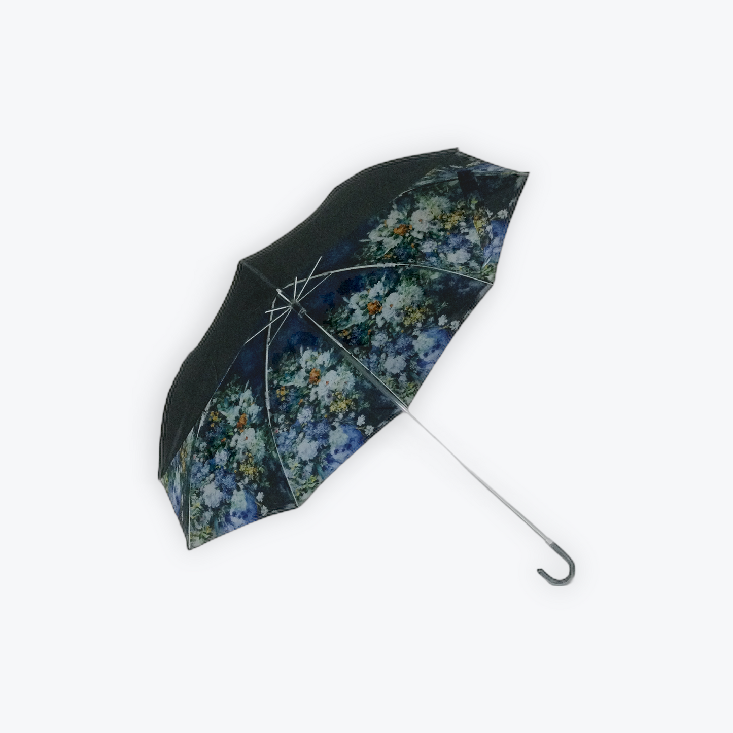 名画 晴雨兼用 折りたたみ傘 ルノアール 大きな花瓶