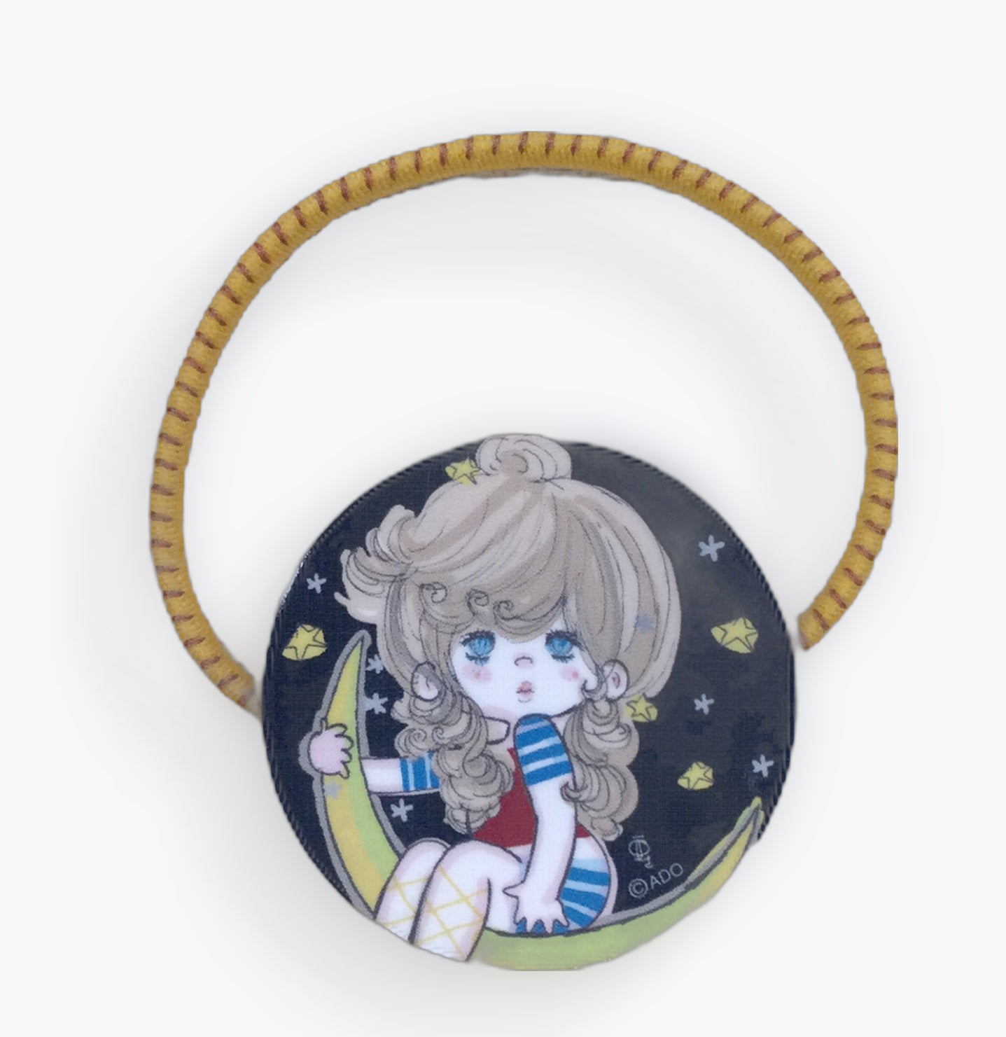 水森亜土 アクリルヘアゴム ツキ