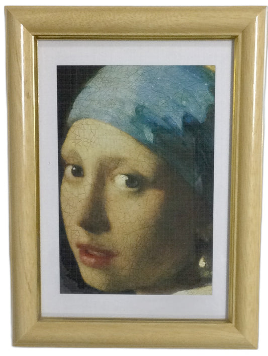 名画 ミニフレーム フェルメール 真珠の耳飾りの少女