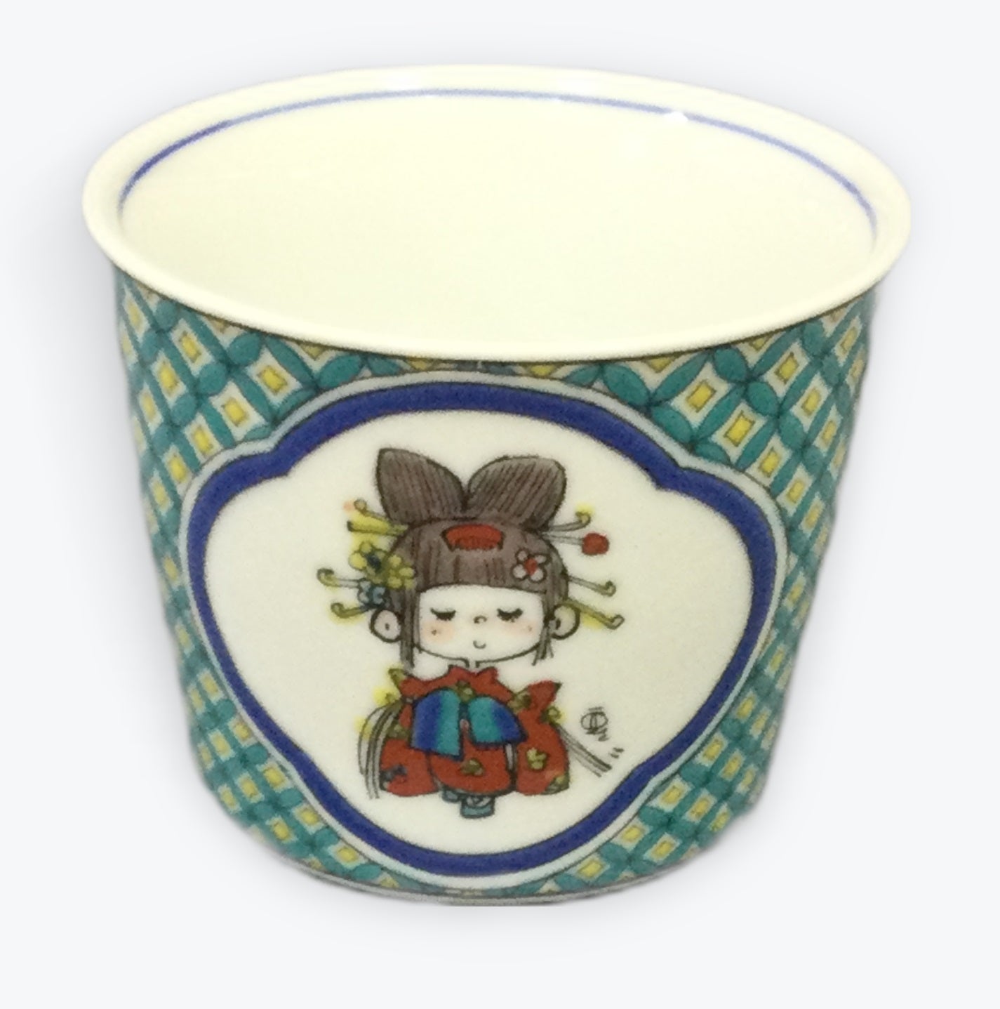 水森亜土 九谷焼 蕎麦猪口