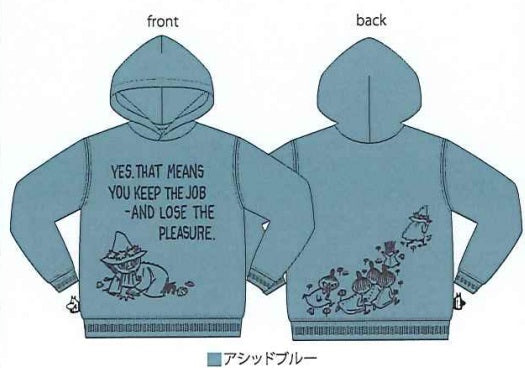 ムーミン リラックスパーカー スナフキン BL