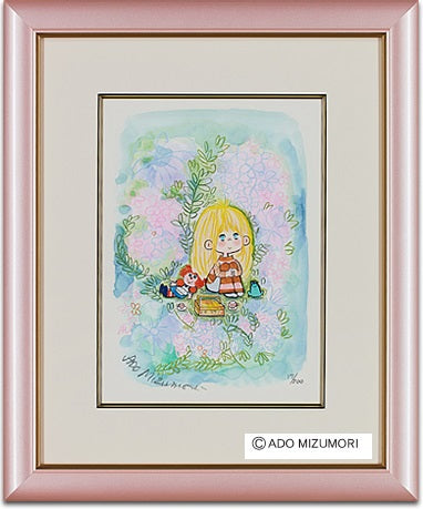 水森亜土 絵画 Jack&Betty ジャックアンドベティ 版画(アーカイバル)