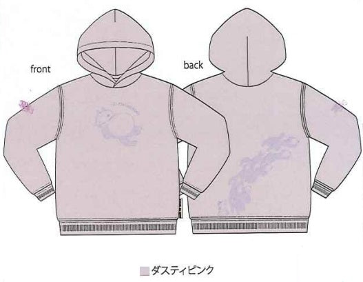 11ぴきのねこ リラックスパーカー さかな PK
