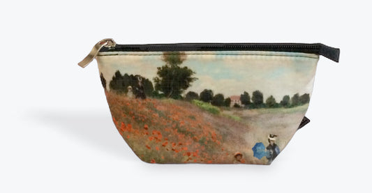 名画 化粧ポーチ モネ Poppies near Argenteuil