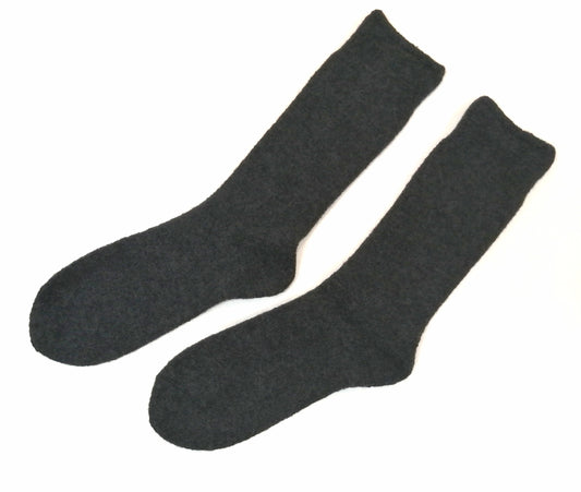 アルパカ靴下 ベビーアルパカ使用 ダークグレー SKM-207-LG-DG
