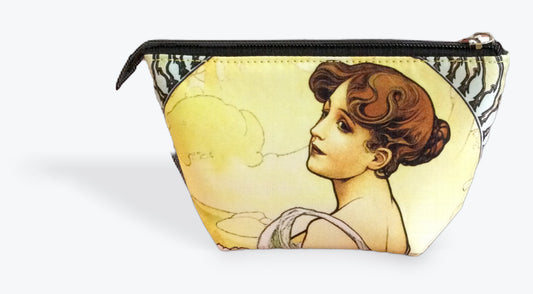 名画 化粧ポーチ ミュシャ Summer