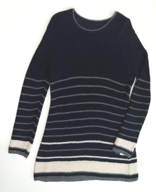 アルパカチェニック 100% 紺 YACH107DB