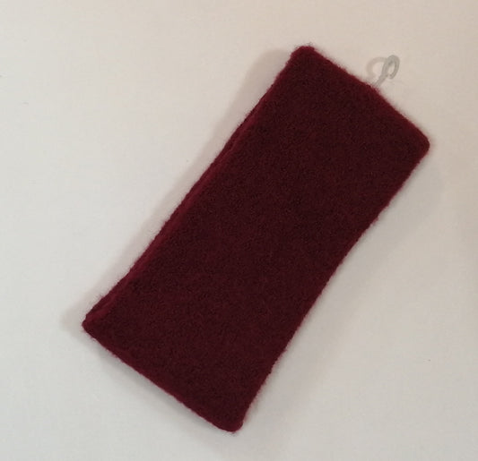 アルパカヘアバンド 100% 赤 YAHC001RD