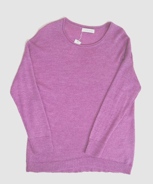 アルパカセーター 100% ピンク YASW105PK