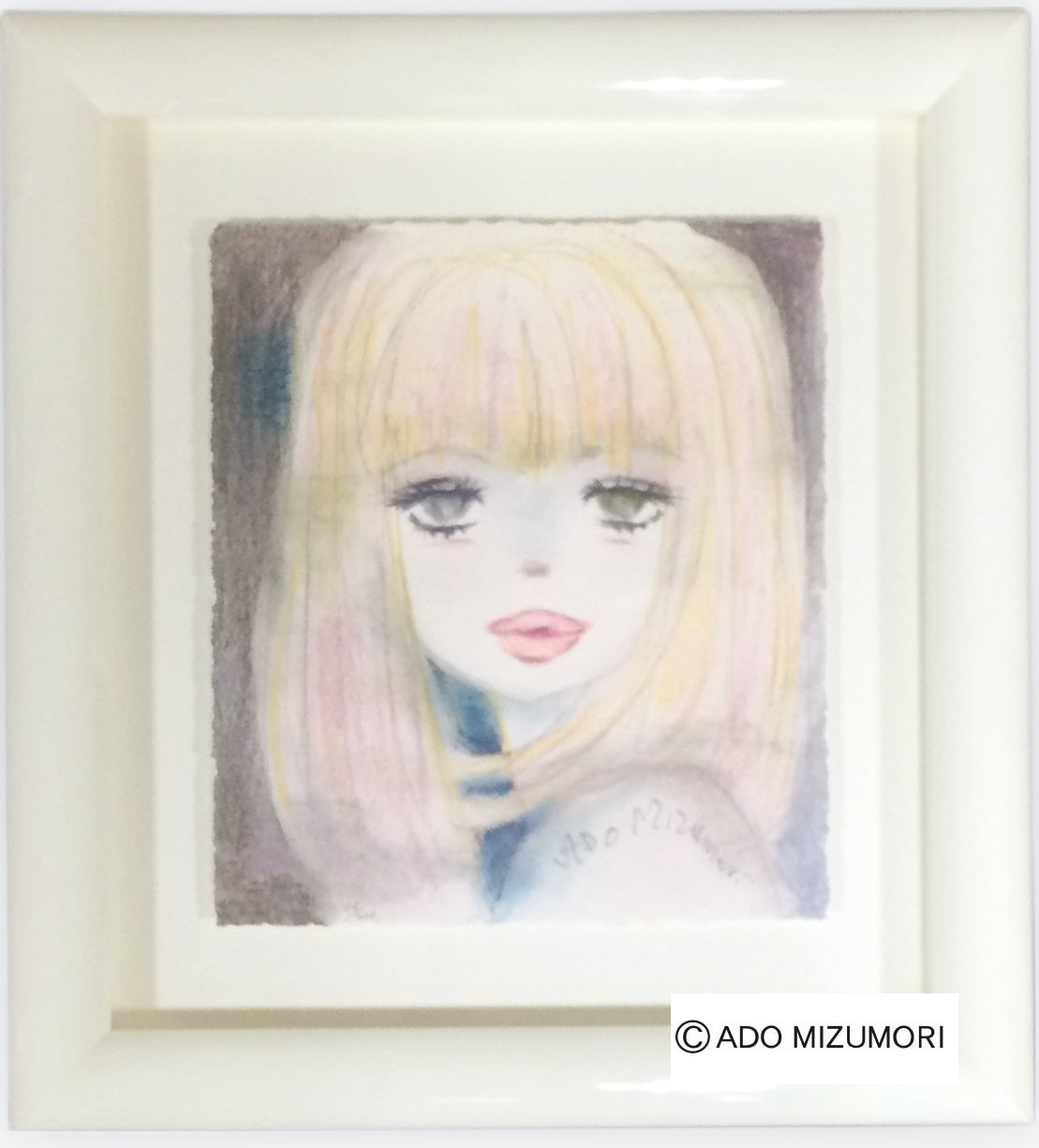 水森亜土 絵画 プリシラパリス 版画(アーカイバル)