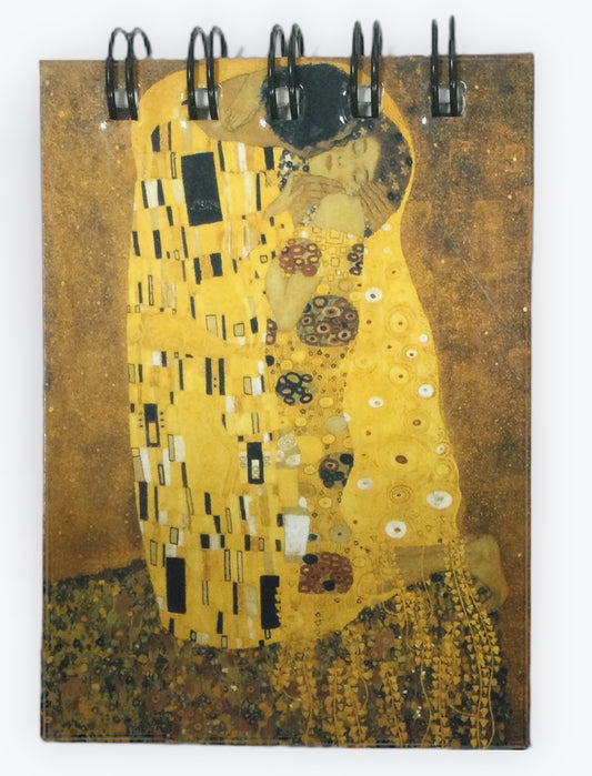 名画 メモ帳 クリムト 接吻