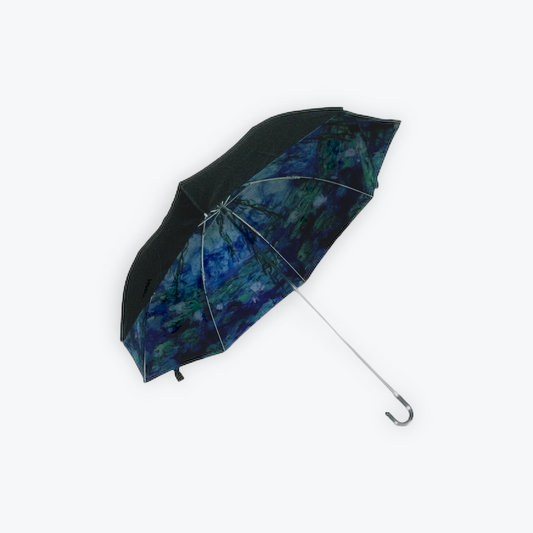 名画 晴雨兼用 折りたたみ傘 モネ 睡蓮