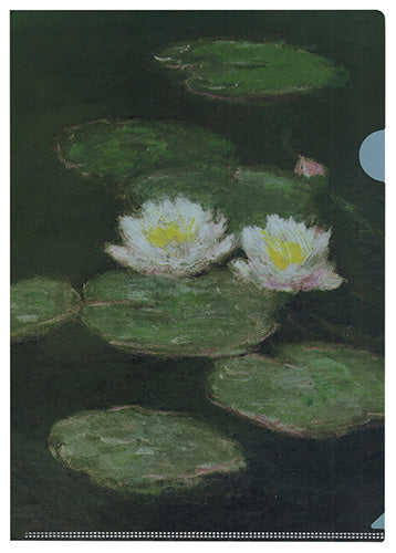 名画 A4クリアファイル クロード・モネ 睡蓮