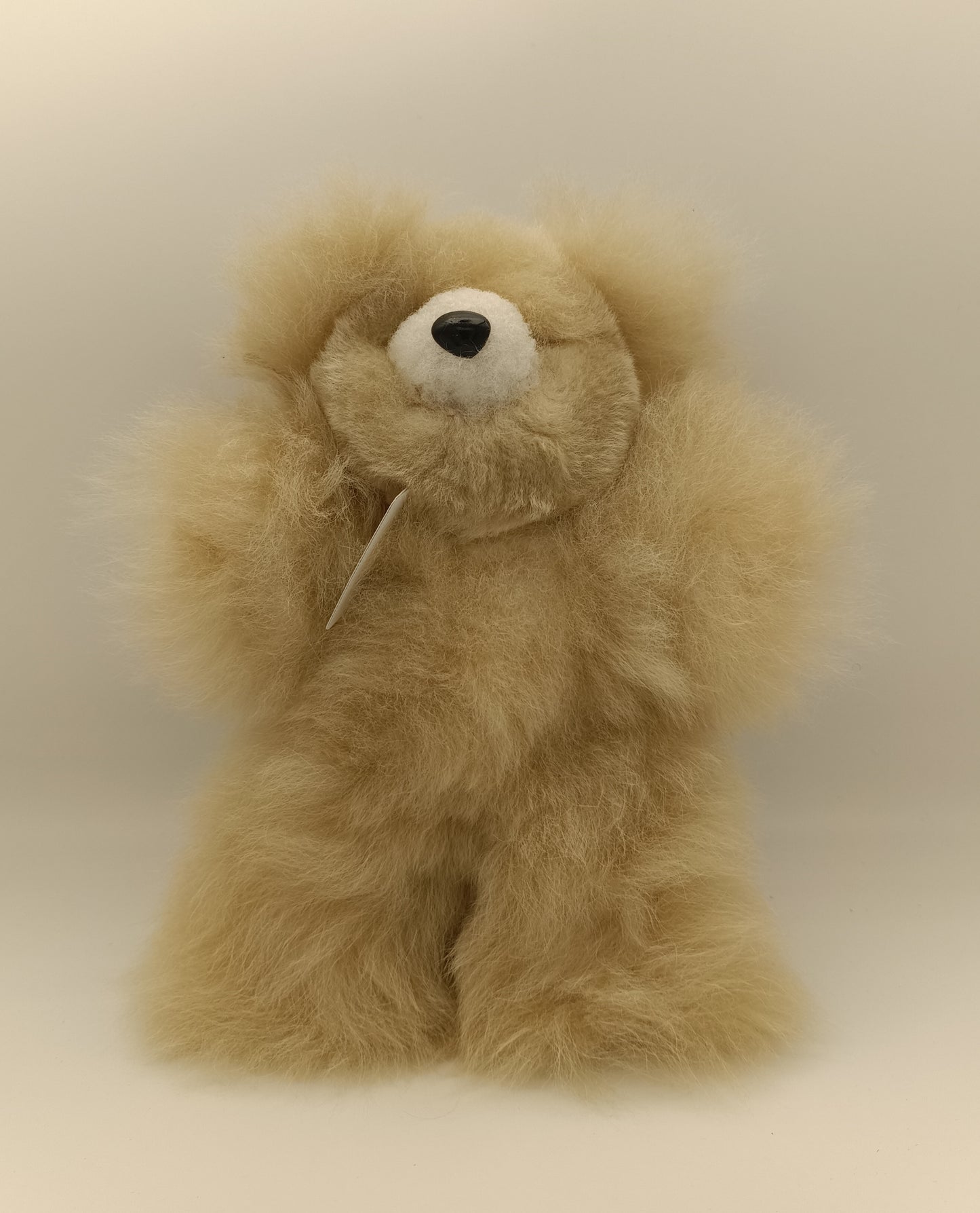 テディベア ぬいぐるみ 人形28cm ベビーアルパカ純毛製  apteddl3026001be